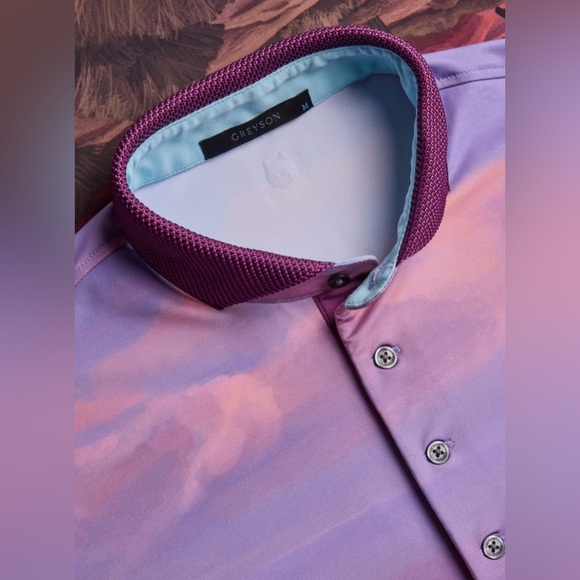 Greyson Canyon Stalk Short Sleeve Performance Polo Size Large - Picture 2 of 9